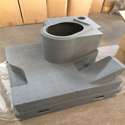 Carro armato residuo di plastica su ordinazione durevole del modanatura rotazionale dalla toilette mobile di ECO