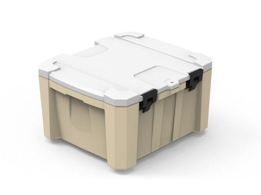 Rotomolded parte il contenitore di ghiaccio di plastica doppio del dispositivo di raffreddamento 150L con il sistema della serratura