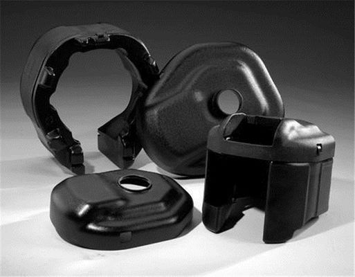 Parti stampate in rotazionale CNC Parti stampate in plastica rotazionale mediante superficie liscia con processo di lavorazione CNC