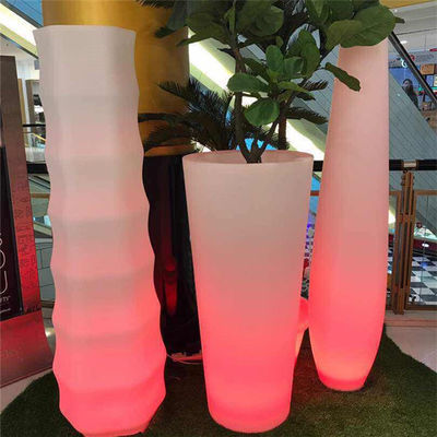 Centro commerciale che accende l'OEM di progettazione del cliente della muffa della resina del vaso dell'HDPE della pianta LLDPE delle piantatrici di Rotomolded accettabile