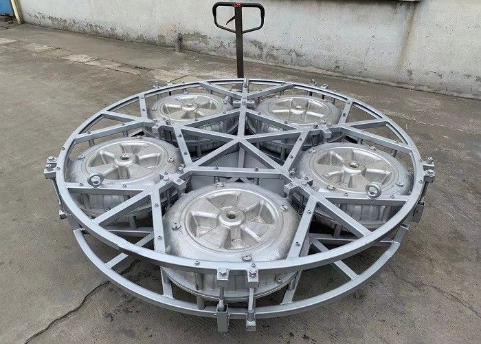 Muffe di alluminio su ordinazione per i galleggianti di plastica della ruota di Rotomold con la muffa piena della struttura 6061T6 del ragno
