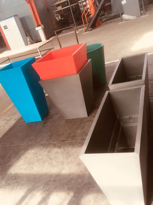 Il vaso quadrato della pianta di resina dell'HDPE della muffa MDPE del vaso di fiore modella per i vasi ad alta resistenza del giardino