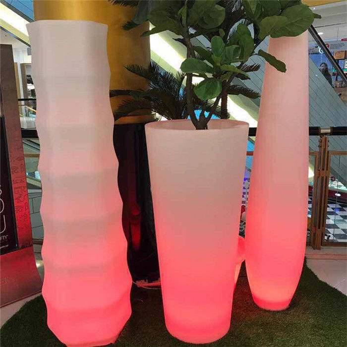 Centro commerciale che accende l'OEM di progettazione del cliente della muffa della resina del vaso dell'HDPE della pianta LLDPE delle piantatrici di Rotomolded accettabile