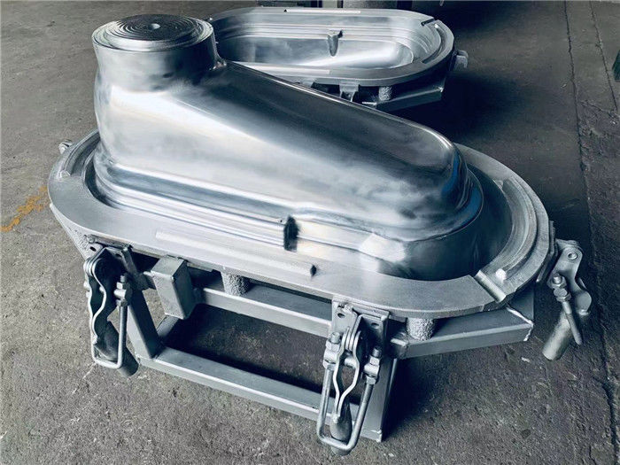 Stampo per colata mobile resistente per WC Finitura lucida per trattamento superficiale Finitura A356 Stampo per serbatoio in plastica stampaggio rotazionale